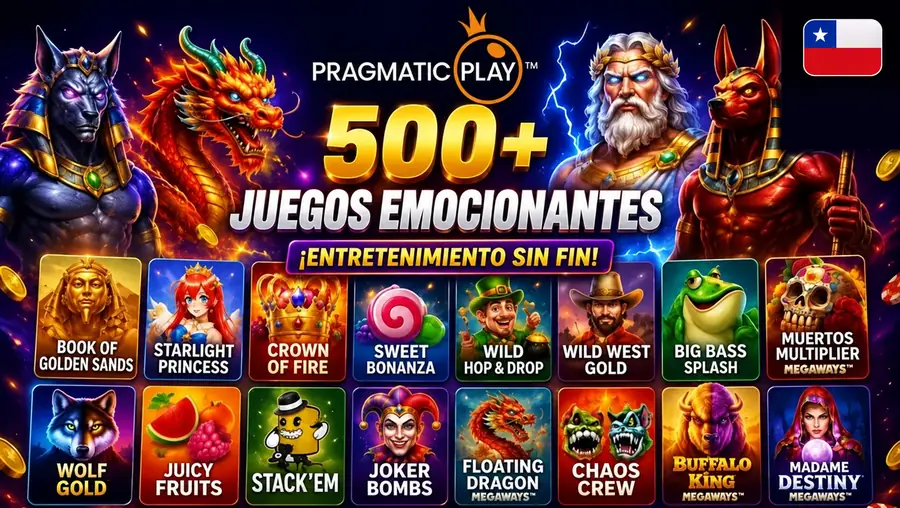 Juegos de Pragmatic Play en Chile: Sweet Bonanza, Big Bass Splash, Wolf Gold y más