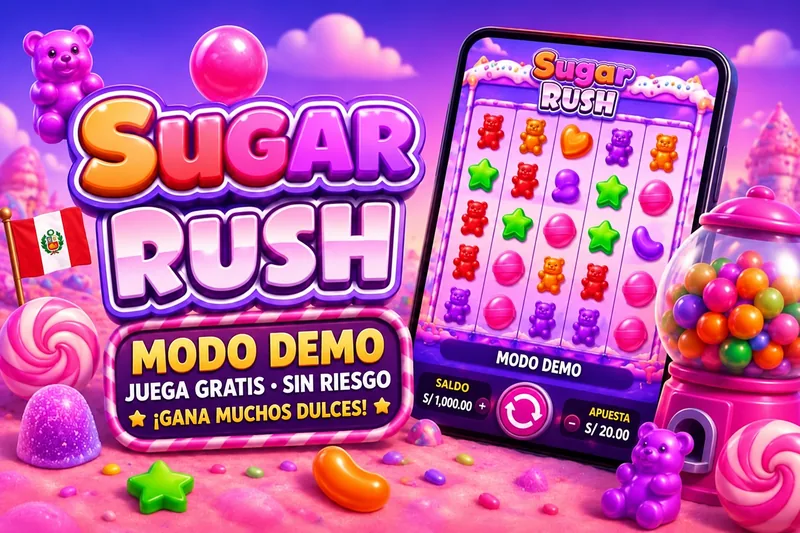 Sugar Rush en modo demo en Perú