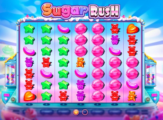 Sugar Rush originale – griglia con simboli di caramelle